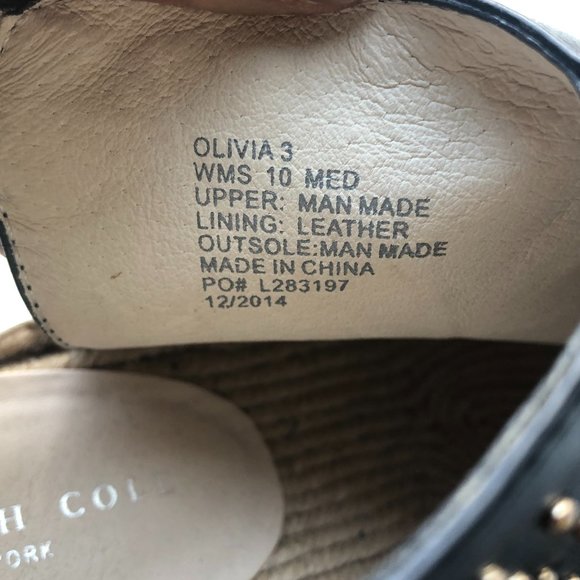 Kenneth Cole New York "Olivia 3" Studded Wedges - Picture 2 of 12